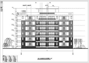 某6層框架結構住宅建筑設計施工圖